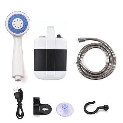 Portable Camping Shower Outdoor USB Rechargeable Electric Shower Pump for Camping Car Washing