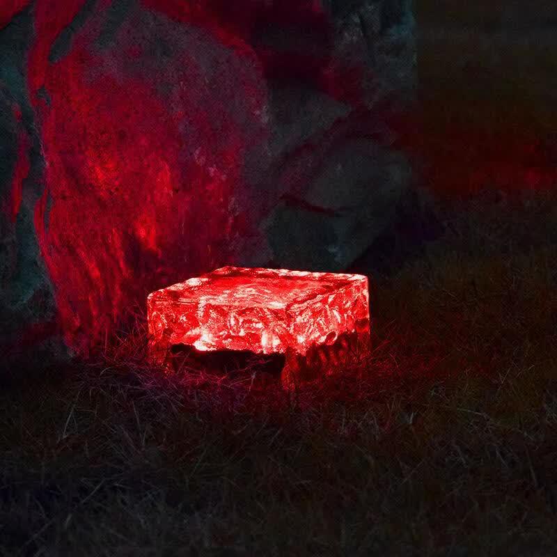 Lishi Solar Ice Brick Decorative Garden Light