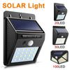 LED Solar Light PIR Motion Sensor Wall Light Solar Lamp Outdoor Waterproof Solar Powered Sunlight Street Lamp Garden Decoration