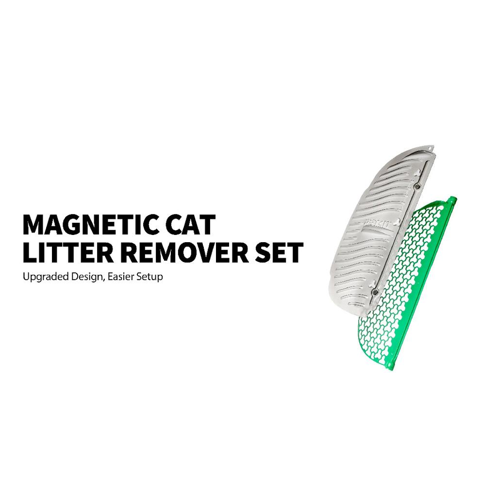PETKIT Original Magnetischer Katzenstreu-Entferner Set Zubehör für PUROBOT MAX Pro & PURAMAX 2 Intelligente Katzentoiletten Wesentliche Verbrauchsmaterialien