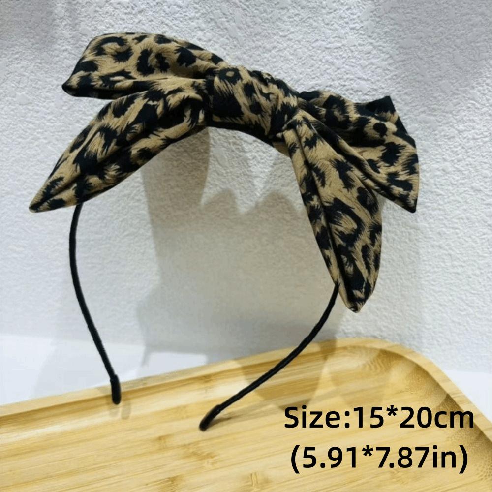 Cloth Bow Headband Bowknot Hair Clip Decoration Sweet Women Headband  Women