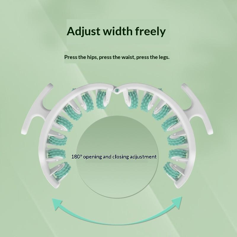 Multi-Function Ring Leg Massager Massage Roller Detachable Handles For Full Body Neck Shoulder Abdominal Muscle Slimming