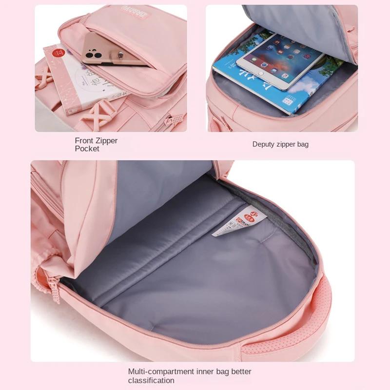Zaino per Bambini e Ragazze Borsa da Scuola con Ruote Zaino Trolley Carino Zaino Scolastico Zaino con Ruote Portadocumenti