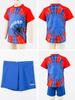 2026 Boys' Quick-Dry Nezha Cartoon Swimsuit - Short Sleeve Sun Protection for Kids