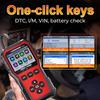 KONNWEI KW340 Car OBD2 Diagnostic Tool CAN EOBD 3in1 Engine Battery Test Read Clear Fault Code Real-Time Data O2 Inspection Tool