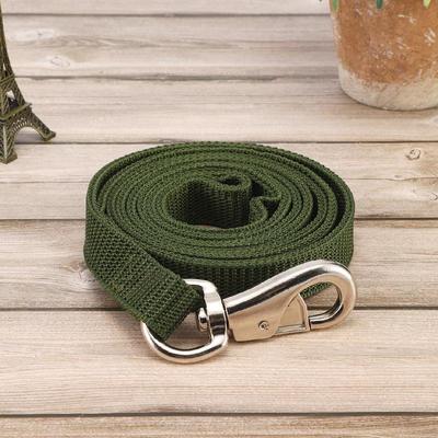 Green Bull Head Buckle Dog Leash for Medium To Large Dogs