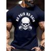 Nové pánské fitness tričko Fierce Gym Sportovní tričko s krátkým rukávem Rychleschnoucí tričko s kulatým výstřihem Tréninkové oblečení pro fitness soutěže