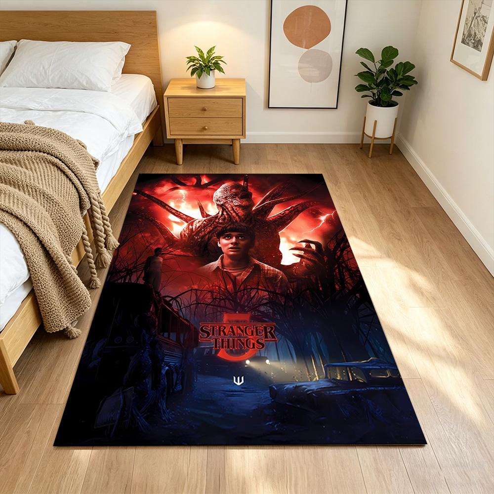 Stranger Things Area Rug Suitable for Bedrooms Entryway Decorate room Dining Room Antislip Carpet Decorate Offices