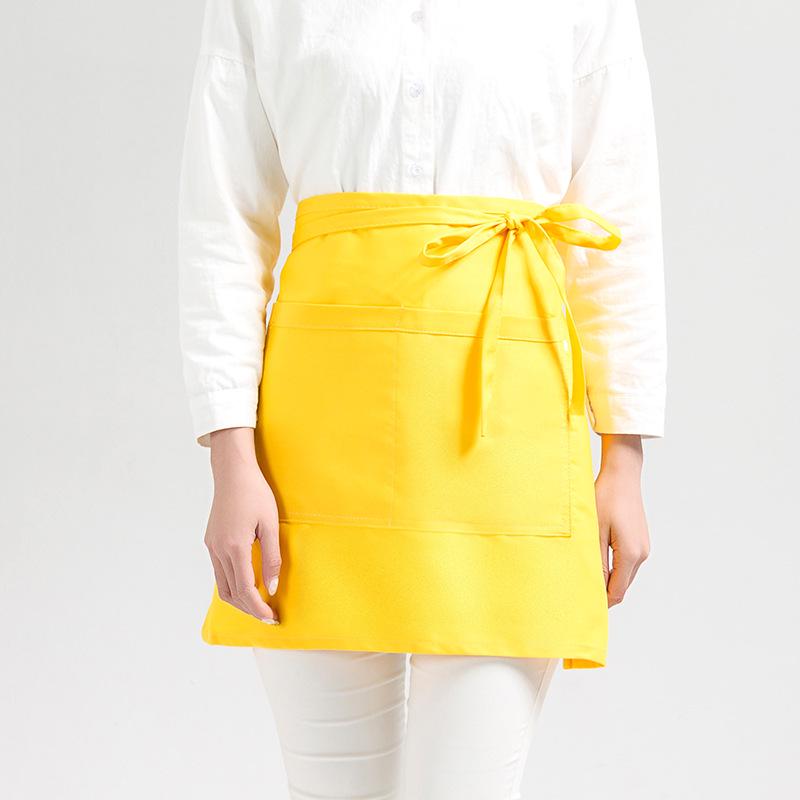 Waterproof High Imitation Nylon Half Apron for Kitchen, Cafe, and Workwear Customization
