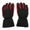 Electric Heated Gloves Polyester Waterproof Battery Powered Winter Heated Gloves for Skiing Black