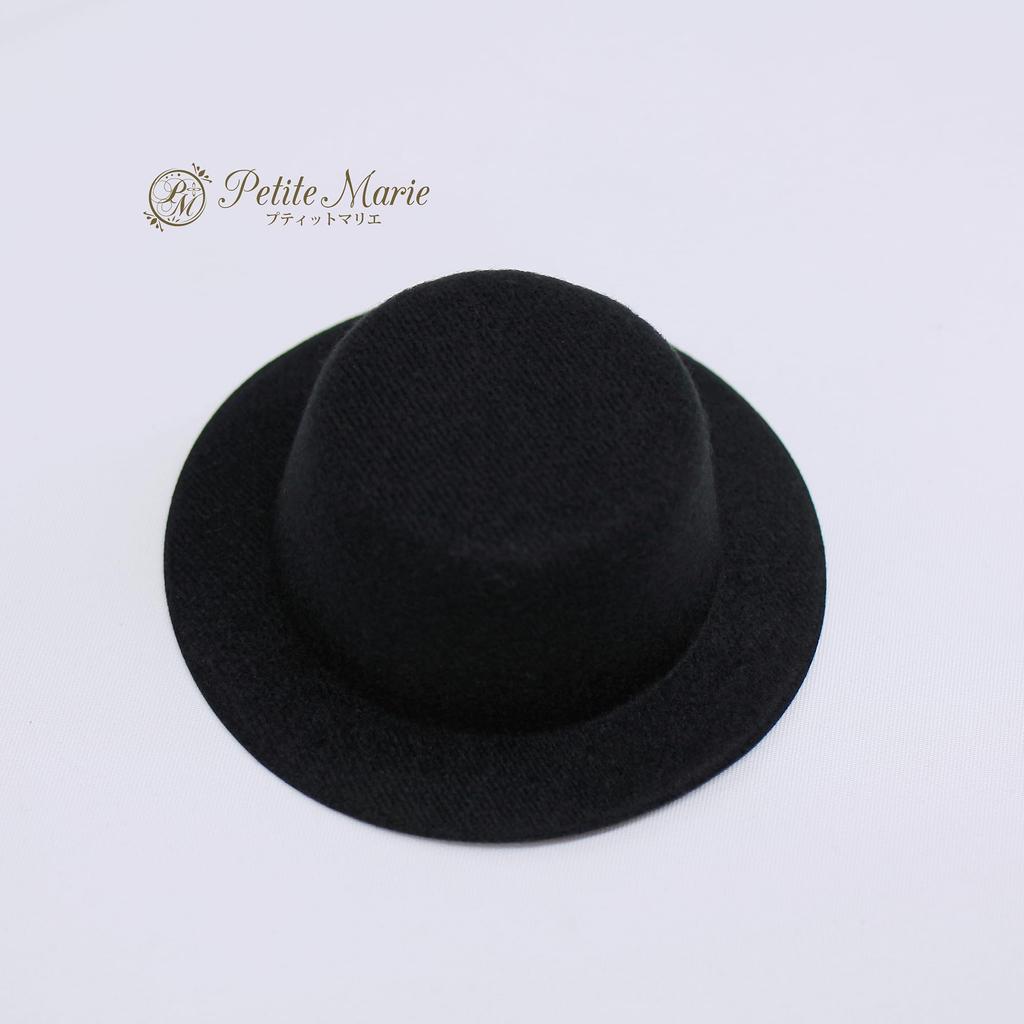 [Petite Marie] 13 DD MDD Compatible (DDH-01~10 Compatible) Felt Hat Black Felt Hat Felt 9~10 Inch 40cm 60cm Doll BJD Doll [Petite Marie] [No.0232]