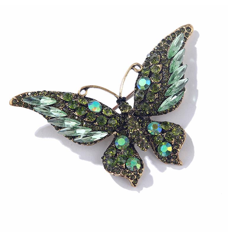 Minimalist Fashion Butterfly Flowers Brooch New Elegant Animal Insect Lady Brooch Coat Accessories Gifts PD456