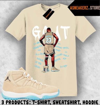 T-Shirt passend zu AJ 11 H-Town Houston 2025 passend zum Sneaker MJ Goat T-Shirt