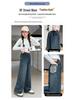 Big Girls' Stylish Straight-Leg Wide-Leg Jeans - Korean Style, 2025 Collection