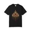 Wax Cathedral Gothic Art Graphic T-Shirt Black Front Print Comfort Colors 1717