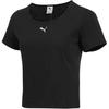 Maglietta a Maniche Corte da Donna Estensione Nera 634778-01