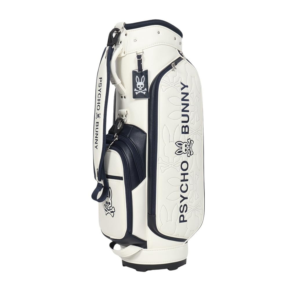 

Psycho Bunny Golf Cart Caddy Bag Monogram PBMG4FC4-WHT (WhiteFFMen s)