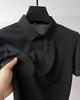 Men's Ice Silk Mesh Polo Shirt - Short-Sleeved, Lightweight, Summer Top with Shirt Collar