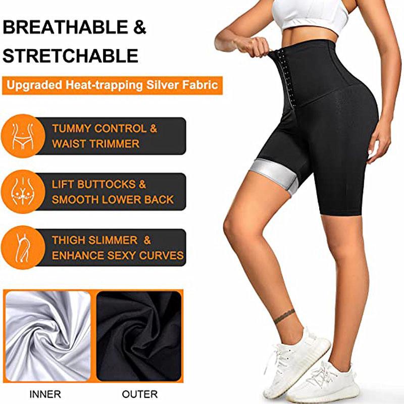 Women's High-Waist Shaping Sweat-Enhancing Yoga Leggings: Hip Lift, Tummy Control, Sauna Effect