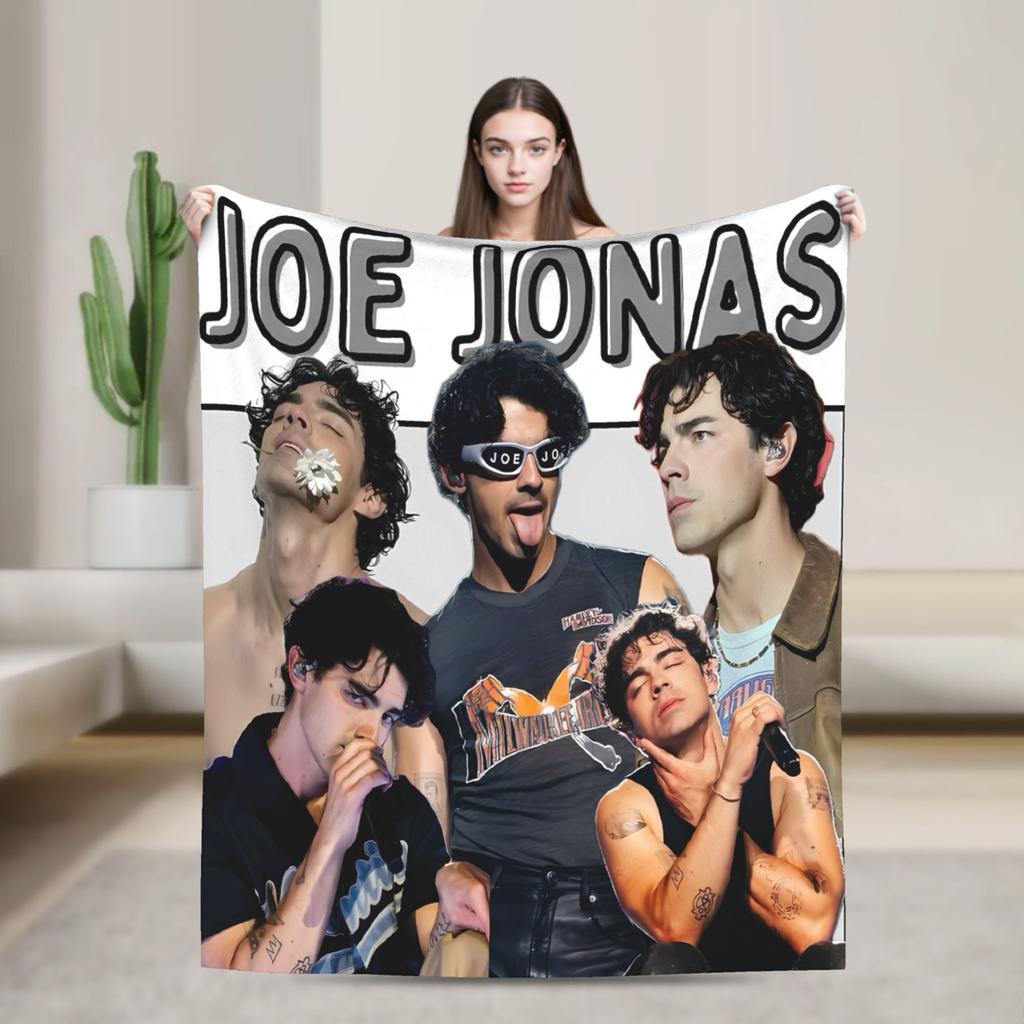 Joe Jonas Joecation Blanket Quality Warm  Throw Blanket Winter Students Living Room Pattern Bedspread