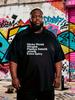 Laos Shirt & Sticky Rice Asian Food Print T-Shirt - Large Size Hip Hop Style, Super Soft Breathable