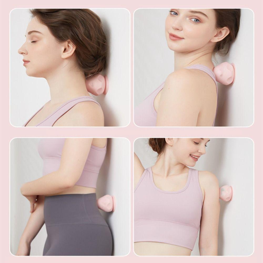 Muscle Release Foot Yoga Massage Ball Silicone Massage Cone Yoga Fascia Ball Adsorption Ball
