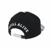 [Withmoons] Hat, Cap, Straight Brim, Zebra Print, Straight Cap, Snapback Baseball Cap, Adjustable Size, TR2936 (Black)