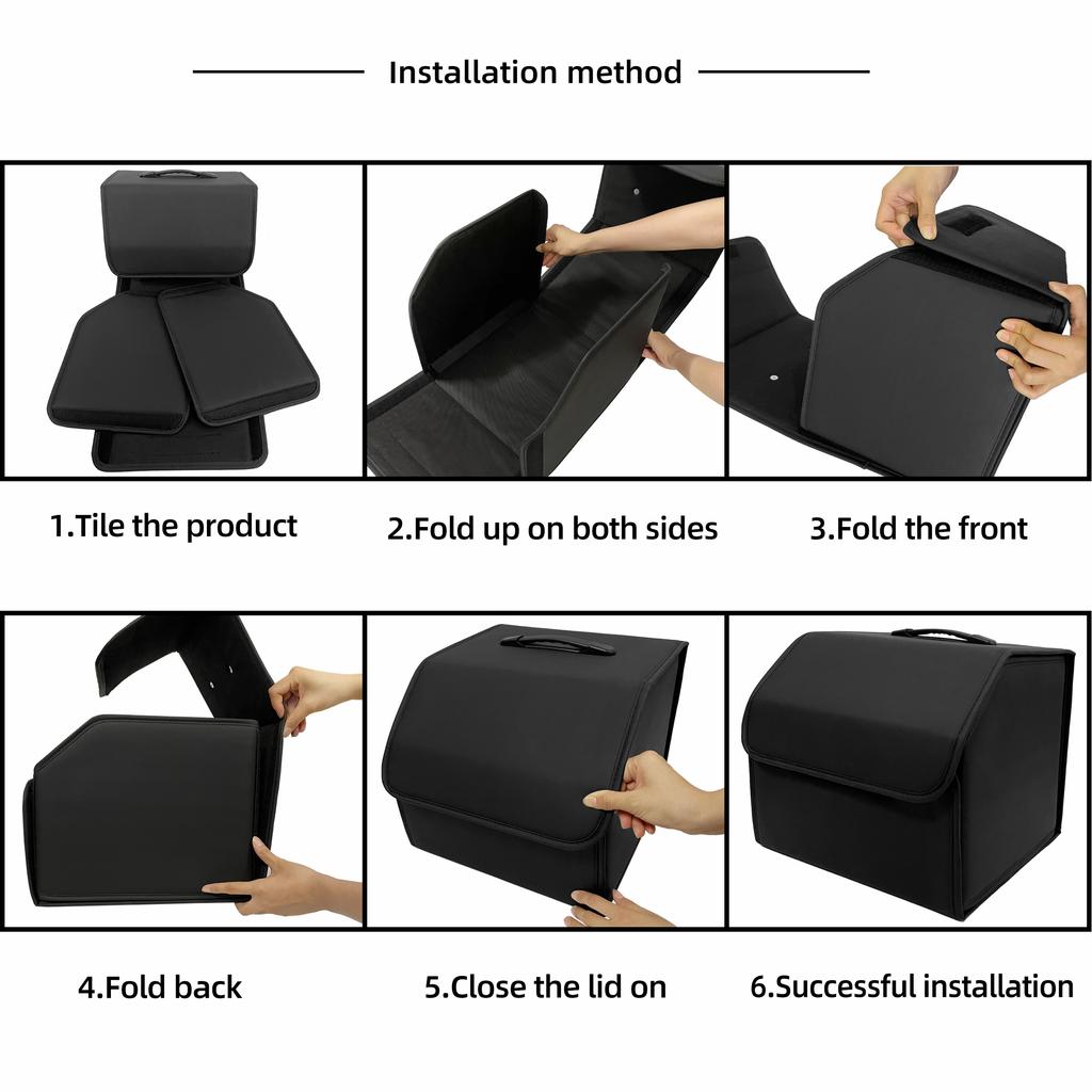 Leather Car Storage Box Trunk Organizer Bag Folding Tidying Bins For Mercedes Benz W205 W177 A Class W201 W220 GLC W203 CLA W213 Kk1