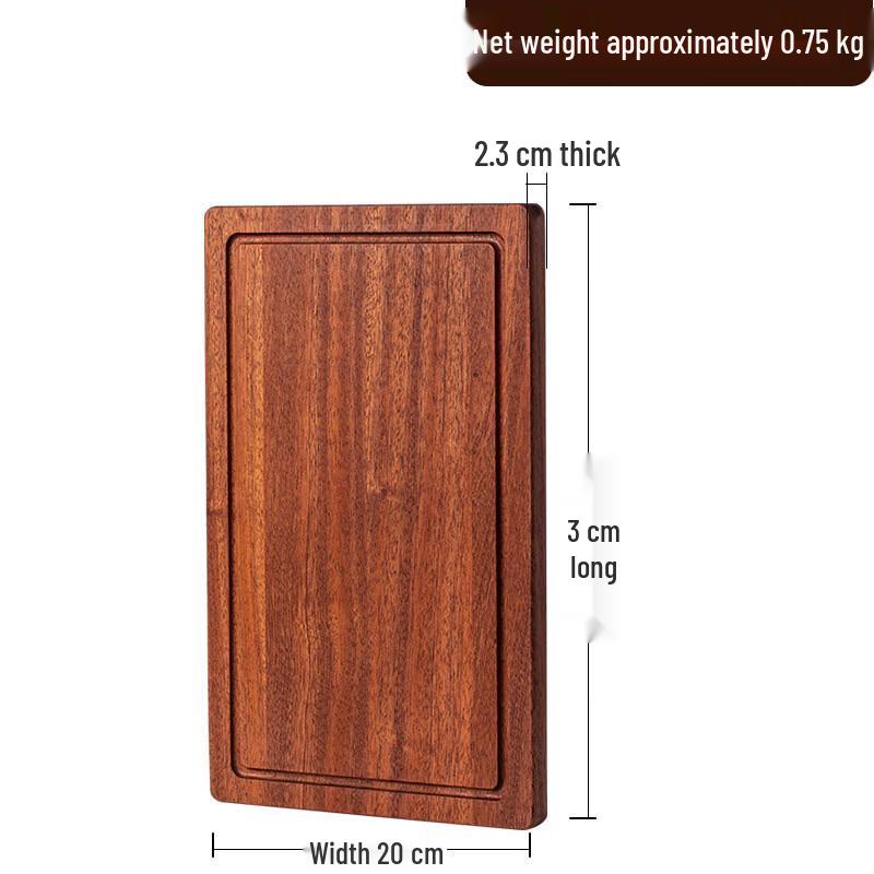 

Двусторонняя деревянная подставка-доска Dedele для стейков и нарезки 33 x 20 x 2.3 cm