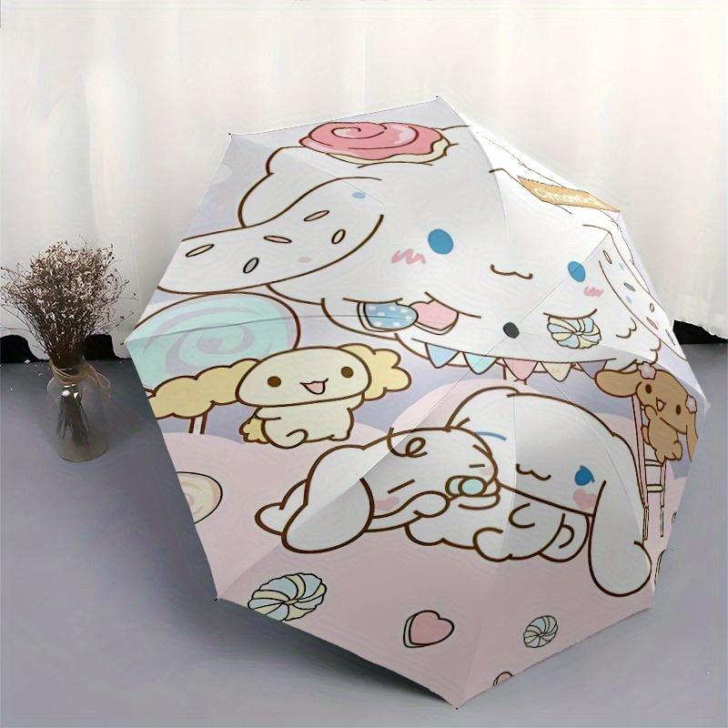 Soft Cinnamoroll Automatic Opening and Closing Umbrella - Suitable for Various Occasions, Outdoor Activities, Lightweight and Durable Automatic Foldin
