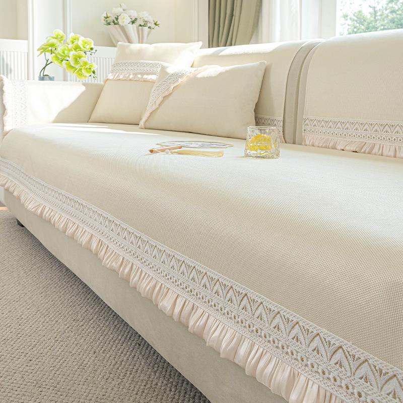 Ice Silk Sofa Cushion Summer Mat Seat Cushion Non-Slip  New Cover Cloth Mat Summer Sofa Cushion