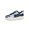Shanwen Trendy Versatile Outdoor Casual Shock Absorbing Height Increasing Low Top Skate Shoes Men Sneaker Midnight-Blue 112438028-1