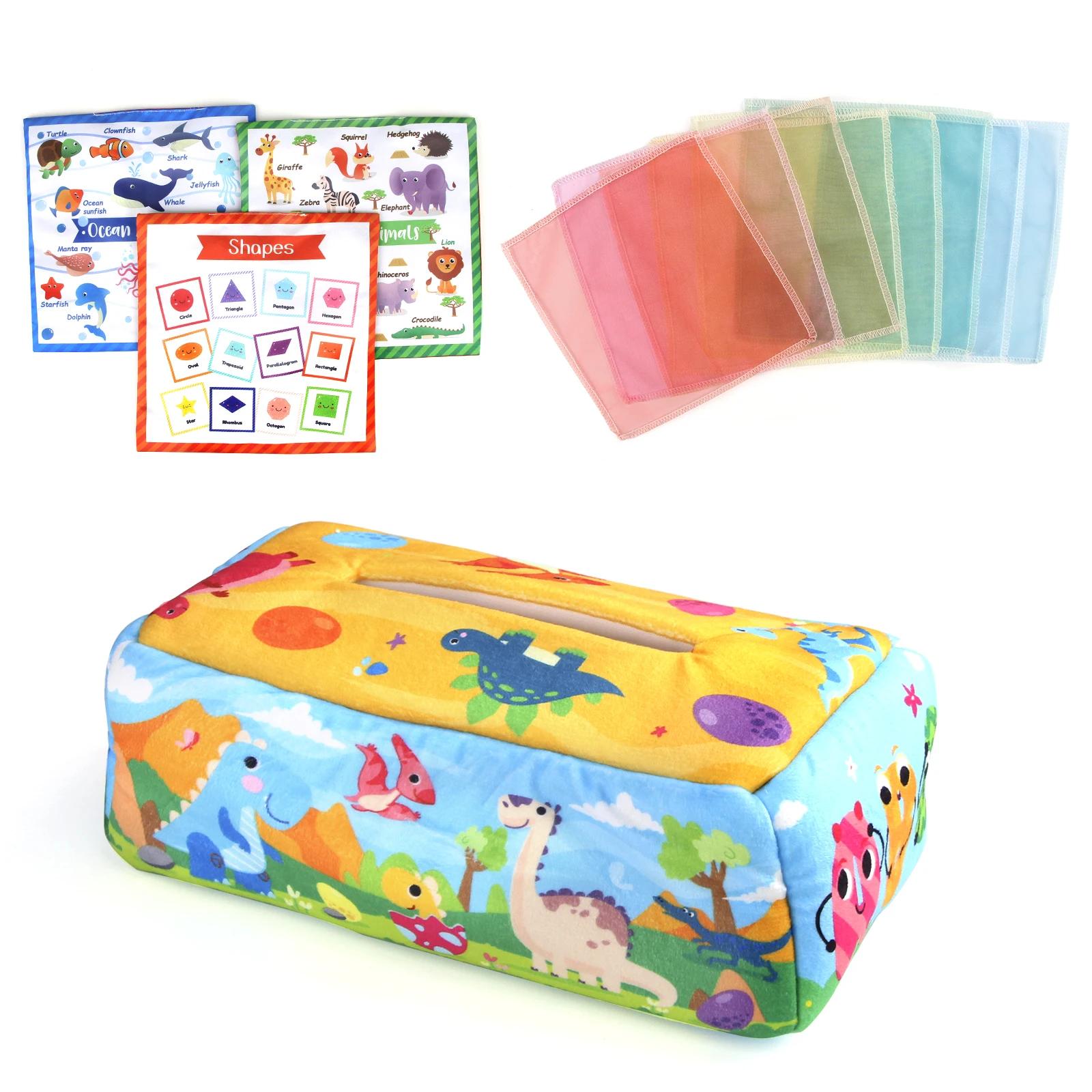 High-Standard Baby First-Class Tissue First-Class Box 0-18M Top-Grade Sensory Top-Grade Toy Premium-Quality Colorful Premium-Quality Soft