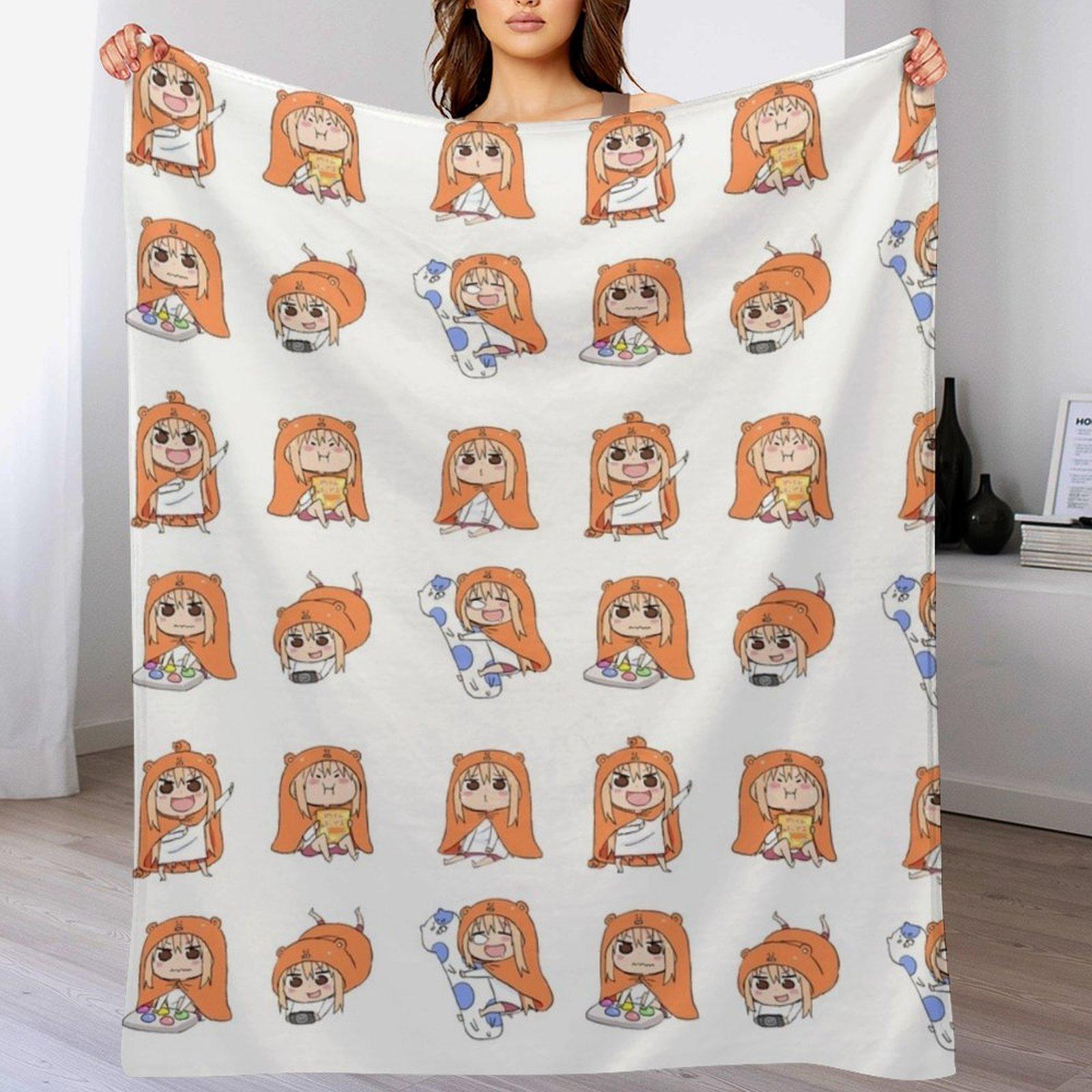 umaru chan pack Throw Blanket Warm Comfortable Blanket Gift for Parents Friends 102x76cm(40x30in)