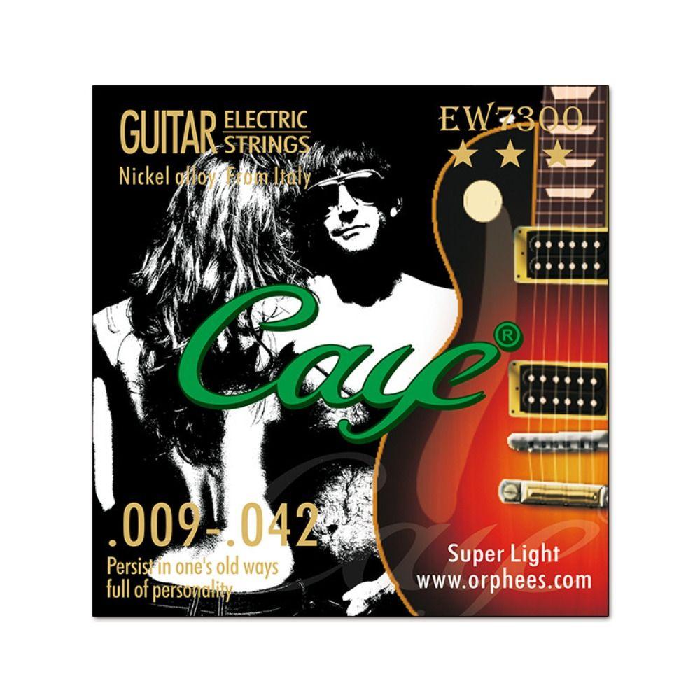 

6 Strings Set Electric Guitar Strings Set Stainless Steel Wire Electric Guitar Cord Beginners EW7300