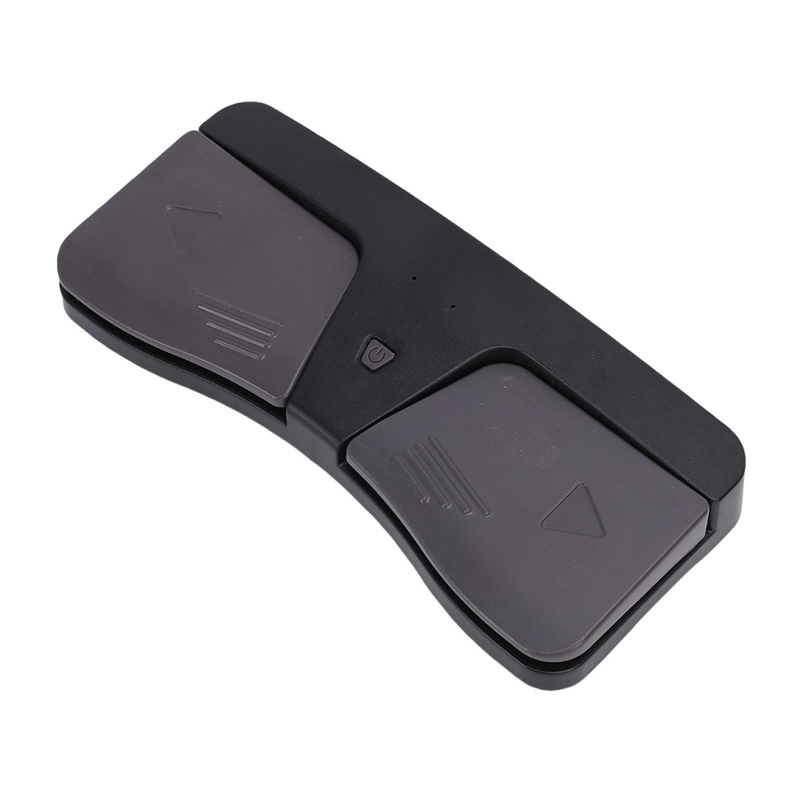 

Wireless Page Turner Pedal Ergonomic Design Portable Foot Pedal Music Page Turner Tablet Phones Black