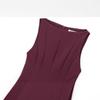 Winter 2024 Women's European & American Style Sleeveless Boat Neck Dress with a Simple Wide Hem
