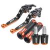 For Honda PCX 125 PCX125 PCX150 Motorcycle Adjustable Folding Brake Clutch Levers Handgrip Handlebar Grips Ends Accessories