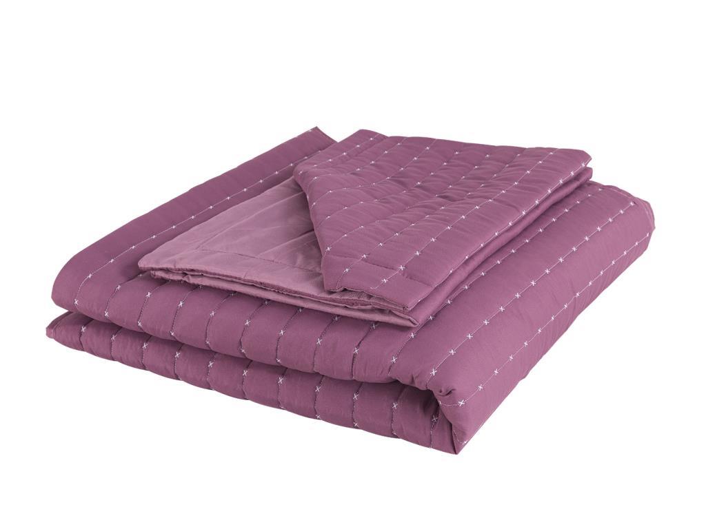 Cheap Dublin Quilted Double Bedspread Set Dark Plum Joom