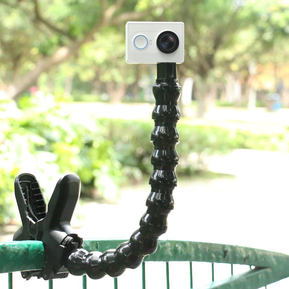 GoPro Xiaoyi Flexible Snake Arm Clamp for Mountain Dog Sports Camera - 4, 8, 12 Sections