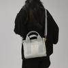 Canvas Multi-compartment Handbag Women's Shoulder Crossbody Bag
