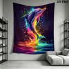 Colorful Dolphin Pattern Home Decor Tapestry, Wall Hanging, Decorative RV Wall Cloth.MGT0918539