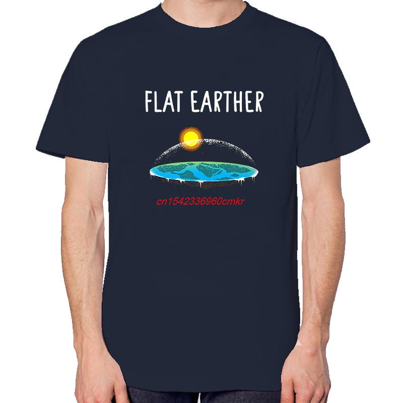 Flat Earther Shirts Graphic Tee Summer Tops Tshirt New Arrival Goods High Quality Short Sleeve Tee Fashion Unisexs Cotton Tshirt