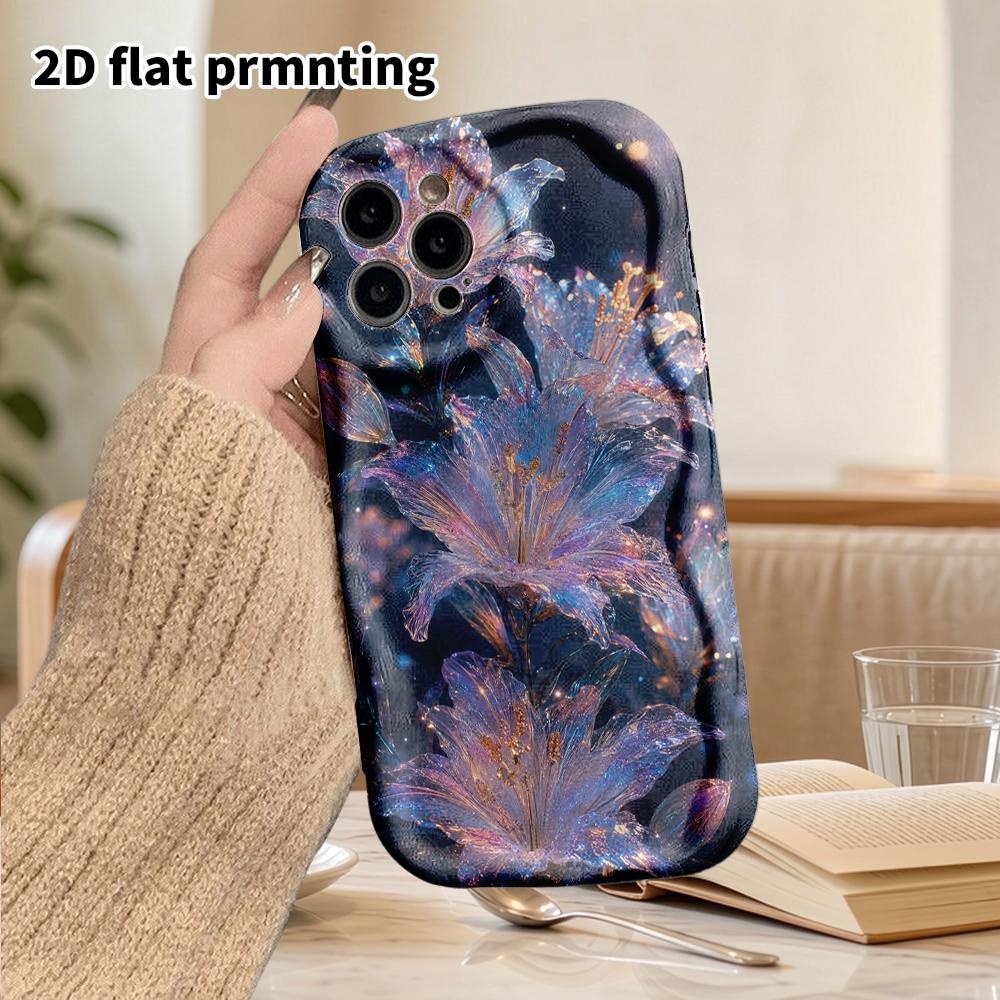 Phone Case: 2D flat design suitable for iPhone 18 17 16 15 14 13 Pro protective case, couple style, dreamy and fairy-like, Christmas and Halloween gif
