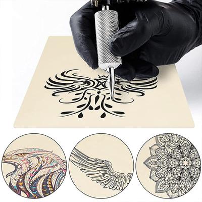 Blank Tattoo Practice Skin-Autdor 5Pcs Double Sides Fake Skin Tattooing and Microblading Eyebrow Beginners 15X20cm