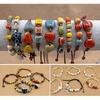 Stylish Handmade Ceramic Beaded Bracelet Craft Supplies for Trendy Outfits Enhancement Suitable for Everyone Use
