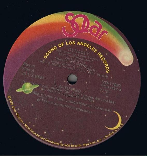 

12inch Record DYNASTY Satisfied YD11897 Solar 1979 US SoulFunk Used