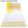 100 Stück Diamant Augenbrauenbürstenröhrchen Leer Wiederverwendbar Wimpern Mascara Stäbchen Hülle Austauschbare Kristall Wimpernbürste Staubdicht Make-up Werkzeug