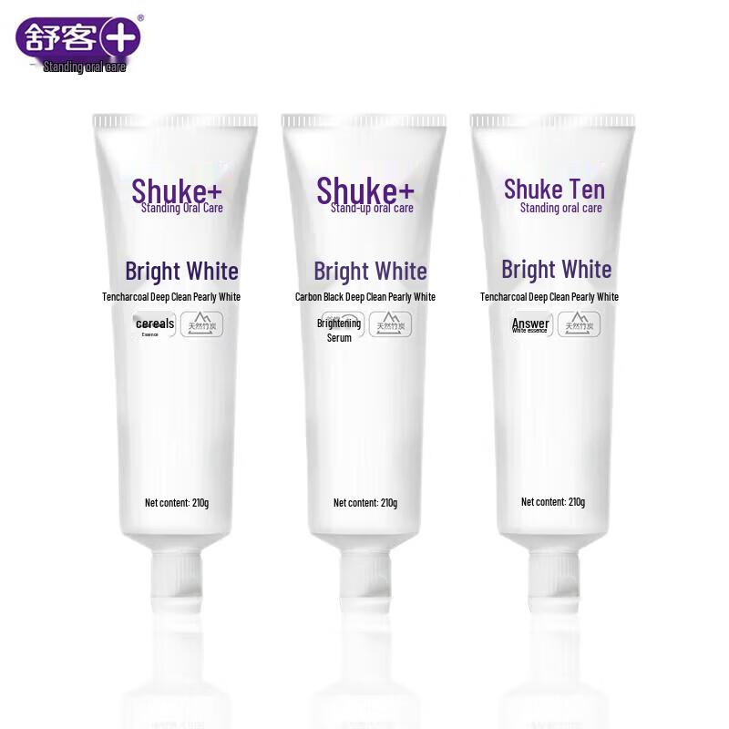 

SIOOUK Bamboo Charcoal & Pearl Whitening Toothpaste (3-Pack)