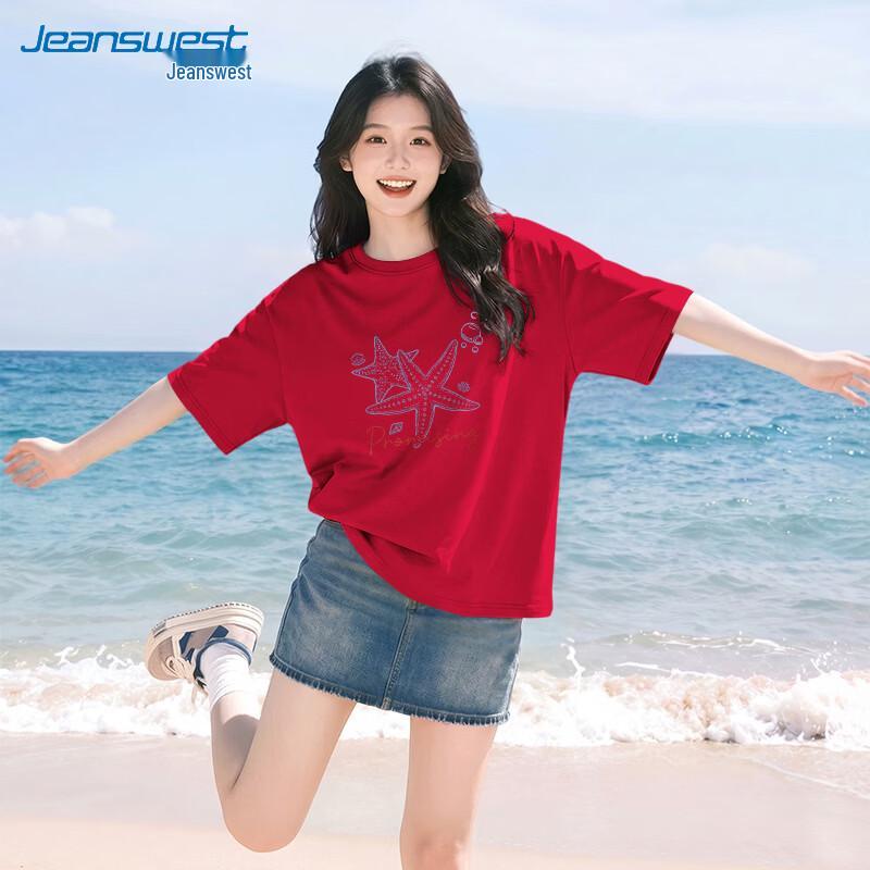 Jeanswest Women's Cotton Printed T-Shirt